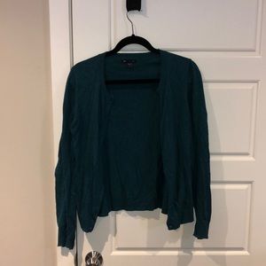 Small dark green cardigan